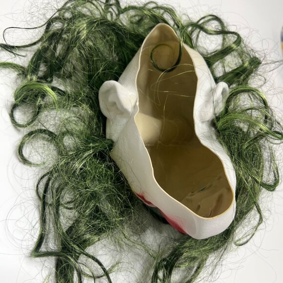 Joker Mask Scary Halloween Latex Masks Horror Clown Full Head Mask Adult size - Picture 4 of 4